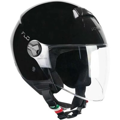 Casco Moto Jet CGM 167A FLO MONO Nero taglia lunga M1 - Casco da moto Casco Moto Jet CGM 167A FLO MONO Nero taglia lunga M1 - Casco da moto
