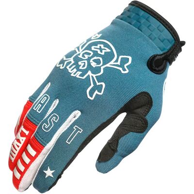 Fasthouse Guanti Fuoristrada Speed Style The Bird Blue M Fasthouse Guanti Fuoristrada Speed Style The Bird Blue M
