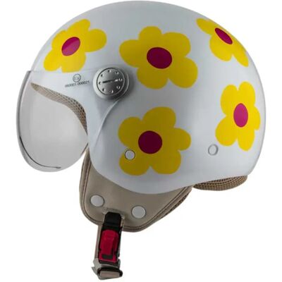 Nzi Casco Jet Pasarela Margaritas Orange / Pink S Nzi Casco Jet Pasarela Margaritas Orange / Pink S