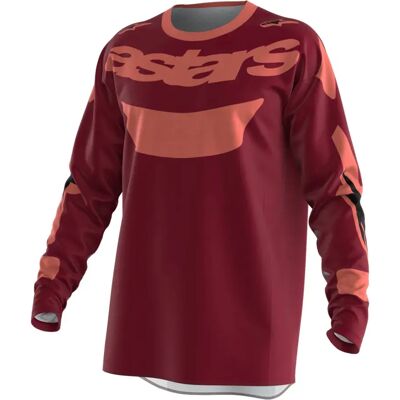 Alpinestars Maglia A Maniche Lunghe Racer Riway Dark Red / Coral L Alpinestars Maglia A Maniche Lunghe Racer Riway Dark Red / Coral L