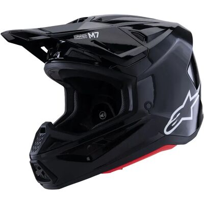 Alpinestars Casco Fuoristrada S-m7 Ece22.06 Black Glossy XS Alpinestars Casco Fuoristrada S-m7 Ece22.06 Black Glossy XS