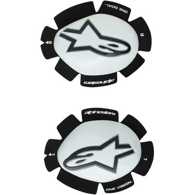 Alpinestars Cursori Per Ginocchia Gp Plus White / Black One Size Alpinestars Cursori Per Ginocchia Gp Plus White / Black One Size