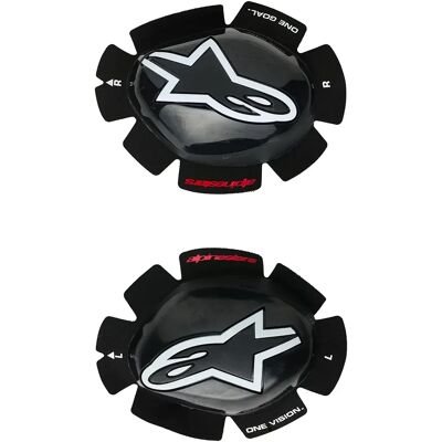Alpinestars Cursori Per Ginocchia Gp Tech Black / White One Size Alpinestars Cursori Per Ginocchia Gp Tech Black / White One Size