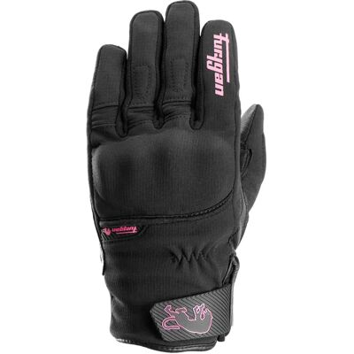 Furygan - Jet Lady All Seasons D3O Evo - Rosa Nera - Gloves Furygan - Jet Lady All Seasons D3O Evo - Rosa Nera - Gloves