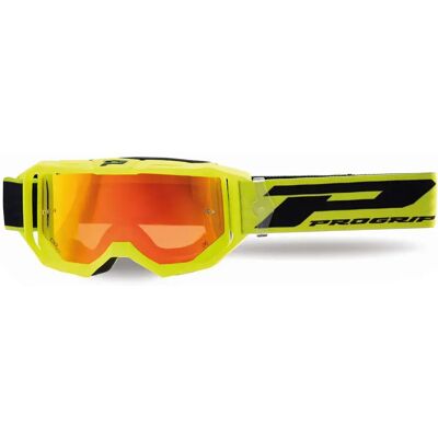 Progrip Occhiali Da Off-road 3300 Vision Go Pz3300fl Black / Yellow Mirror Red Progrip Occhiali Da Off-road 3300 Vision Go Pz3300fl Black / Yellow Mirror Red