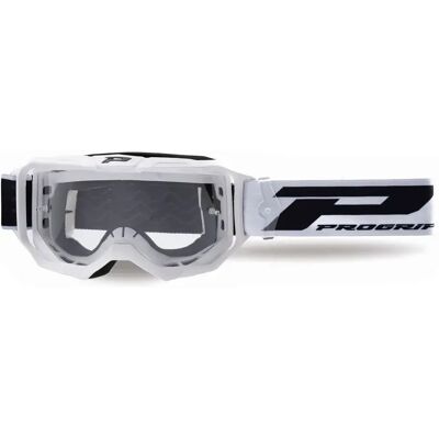 Progrip Occhiali Da Off-road 3302 Vision Go Pz3300tr Black / White Clear Progrip Occhiali Da Off-road 3302 Vision Go Pz3300tr Black / White Clear