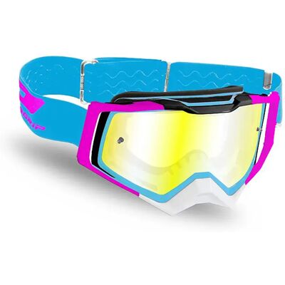 Progrip Occhiali Da Off-road 3309 Rapid Pz3309fl Black / Pink / Turquoise / White Mirror Yellow Progrip Occhiali Da Off-road 3309 Rapid Pz3309fl Black / Pink / Turquoise / White Mirror Yellow