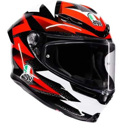 AGV Casco Integrale K6 S E2206 Mplk Braven Black / Red / White L AGV Casco Integrale K6 S E2206 Mplk Braven Black / Red / White L