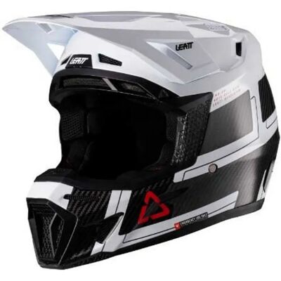Leatt Kit Casco Da Fuoristrada 9.5 Carbon+velocity 6.5 Iriz Carbon / White L Leatt Kit Casco Da Fuoristrada 9.5 Carbon+velocity 6.5 Iriz Carbon / White L