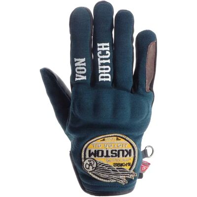 Von Dutch Guanti Da Donna Magic Blue / Brown XS Von Dutch Guanti Da Donna Magic Blue / Brown XS