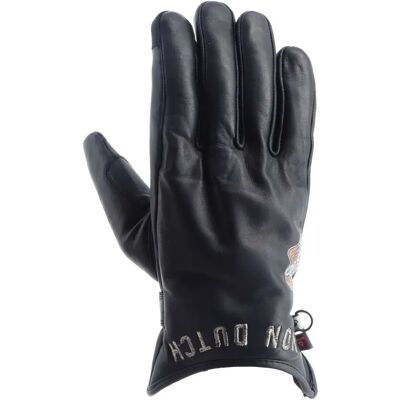 Von Dutch Guanti Di Pelle Meteor Black L Von Dutch Guanti Di Pelle Meteor Black L