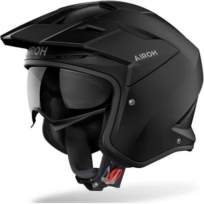 Airoh Casco Jet Kombakt Black Matt M Airoh Casco Jet Kombakt Black Matt M