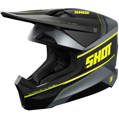 Shot Race Gear Casco Fuoristrada Furious Dust Neon Yellow Matt L Shot Race Gear Casco Fuoristrada Furious Dust Neon Yellow Matt L