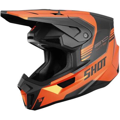 Shot Race Gear Casco Fuoristrada Lite S10 Orange Matt XL Shot Race Gear Casco Fuoristrada Lite S10 Orange Matt XL