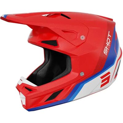 Shot Race Gear Casco Fuoristrada Speed Atomic Red Pearly M Shot Race Gear Casco Fuoristrada Speed Atomic Red Pearly M
