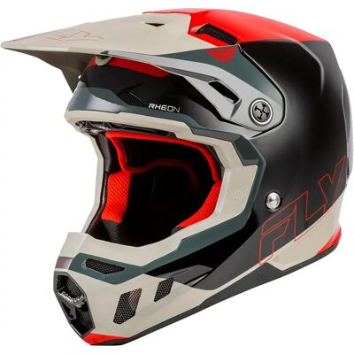 Fly Racing Casco Fuoristrada Formula Cc Glide Black / Grey / Red M Fly Racing Casco Fuoristrada Formula Cc Glide Black / Grey / Red M