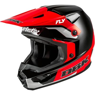 Fly Racing Casco Fuoristrada Kinetic Special Edition Dbk Black / Grey / Red S Fly Racing Casco Fuoristrada Kinetic Special Edition Dbk Black / Grey / Red S