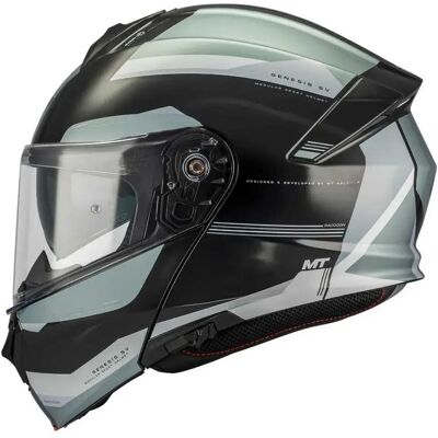 Mt Helmets Casco Modulare Genesis Sv Raccoon Gloss Black / Grey M Mt Helmets Casco Modulare Genesis Sv Raccoon Gloss Black / Grey M