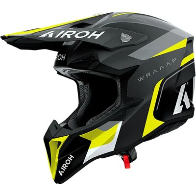 Airoh Casco Fuoristrada Wraaap Conquer Yellow / Grey M Airoh Casco Fuoristrada Wraaap Conquer Yellow / Grey M