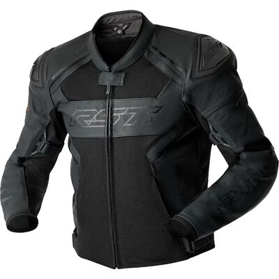 Rst Giacca Di Pelle Traforata S1 Mesh D3o Black XL Rst Giacca Di Pelle Traforata S1 Mesh D3o Black XL