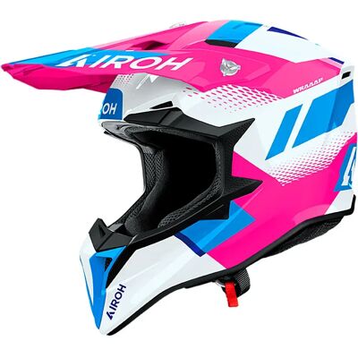 Airoh Casco Fuoristrada Wraaap Vision Gloss Pink 2XS Airoh Casco Fuoristrada Wraaap Vision Gloss Pink 2XS