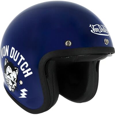 Von Dutch Casco Jet Logo Ece2206 Blue S Von Dutch Casco Jet Logo Ece2206 Blue S