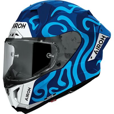 Airoh Casco Integrale Gp800 Swain Gloss Blue M Airoh Casco Integrale Gp800 Swain Gloss Blue M