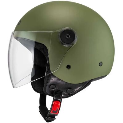 Nzi Casco Jet Magma Green Matt L Nzi Casco Jet Magma Green Matt L