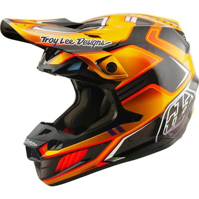 Troy Lee Designs Casco Fuoristrada Se5 Carbon Crest Gold M Troy Lee Designs Casco Fuoristrada Se5 Carbon Crest Gold M