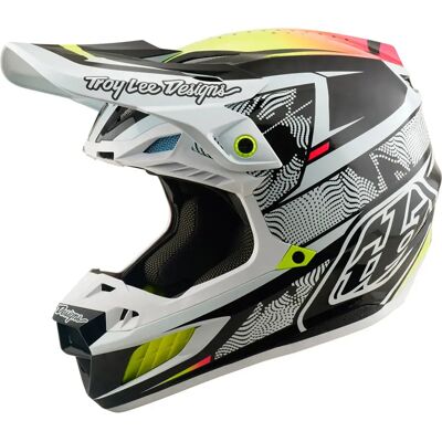 Troy Lee Designs Casco Fuoristrada Se5 Carbon Lined Up White S Troy Lee Designs Casco Fuoristrada Se5 Carbon Lined Up White S