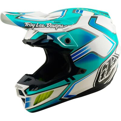 Troy Lee Designs Casco Fuoristrada Se5 Composite Crest Real Teal M Troy Lee Designs Casco Fuoristrada Se5 Composite Crest Real Teal M