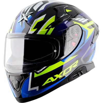 Axor Casco Integrale Apex Streak Black / Blue S Axor Casco Integrale Apex Streak Black / Blue S