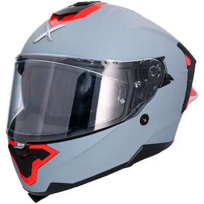 Axor Casco Integrale Brutale Corsa Matt Grey / Red S Axor Casco Integrale Brutale Corsa Matt Grey / Red S
