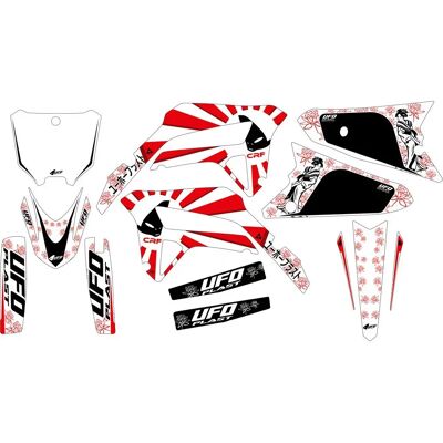 Ufo Adesivi Akaishi Honda White One Size Ufo Adesivi Akaishi Honda White One Size