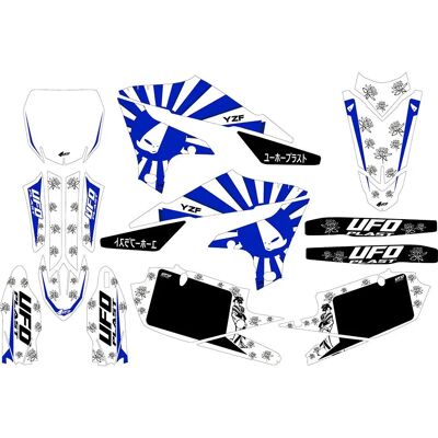Ufo Adesivi Akaishi Yamaha Yzf 250/50 18-23 White One Size Ufo Adesivi Akaishi Yamaha Yzf 250/50 18-23 White One Size