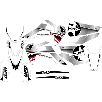 Ufo Adesivi General Husqvarna White One Size Ufo Adesivi General Husqvarna White One Size