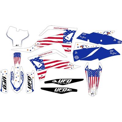 Ufo Adesivi Patriot Gas Gas White One Size Ufo Adesivi Patriot Gas Gas White One Size