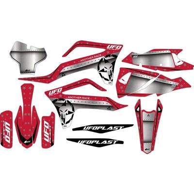 Ufo Adesivi Stardust Gas Gas Red One Size Ufo Adesivi Stardust Gas Gas Red One Size