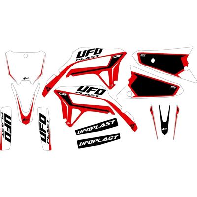 Ufo Adesivi Stokes Honda White One Size Ufo Adesivi Stokes Honda White One Size