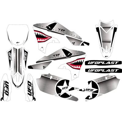 Ufo Adesivi Thunder Yamaha Yzf 250/50 18-23 White One Size Ufo Adesivi Thunder Yamaha Yzf 250/50 18-23 White One Size