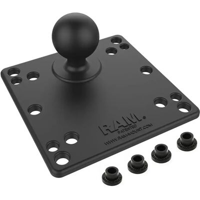 Ram Mounts Base A Testa Supporto Sferica 100x100mm Vesa 1.5´´ Black One Size Ram Mounts Base A Testa Supporto Sferica 100x100mm Vesa 1.5´´ Black One Size