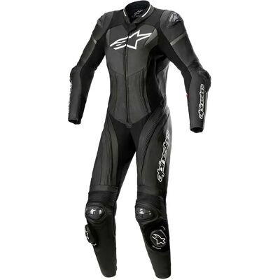 Alpinestars Tuta In Pelle Stella Gp Plus Black / White / Metallic Gray 44 Alpinestars Tuta In Pelle Stella Gp Plus Black / White / Metallic Gray 44