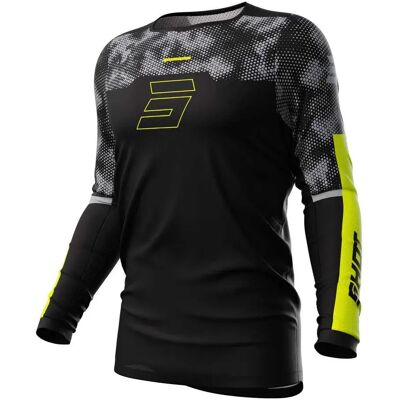 Shot Race Gear Maglia A Maniche Lunghe Contact Patrol Black / Fluo Yellow 2XL Shot Race Gear Maglia A Maniche Lunghe Contact Patrol Black / Fluo Yellow 2XL