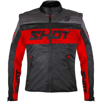 Shot Race Gear Gilet Softshell Lite Black / Red S Shot Race Gear Gilet Softshell Lite Black / Red S