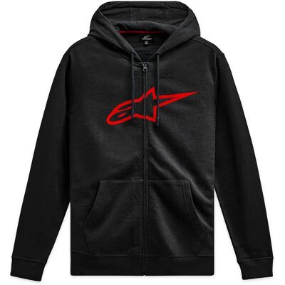 Alpinestars Felpa Con Zip Ageless V3 Black / Red XL Alpinestars Felpa Con Zip Ageless V3 Black / Red XL