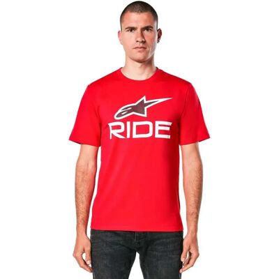 Alpinestars Maglietta A Maniche Corte Ride .0 Red / White / Black M Alpinestars Maglietta A Maniche Corte Ride .0 Red / White / Black M