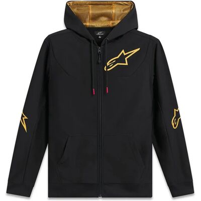 Alpinestars Felpa Con Zip Sessions V3 Black / Gold M Alpinestars Felpa Con Zip Sessions V3 Black / Gold M