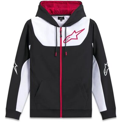 Alpinestars Felpa Con Zip Sessions V3 Black / White / Red 2XL Alpinestars Felpa Con Zip Sessions V3 Black / White / Red 2XL