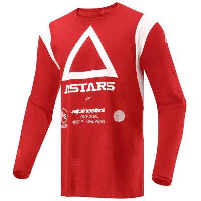 Alpinestars Maglia A Maniche Lunghe Techdura Bright Red 2XL Alpinestars Maglia A Maniche Lunghe Techdura Bright Red 2XL