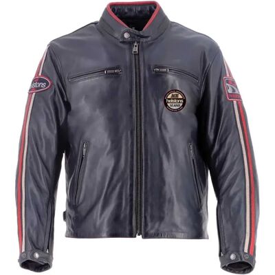 Helstons Giacca Di Pelle Ace 10 Ans Blue L Helstons Giacca Di Pelle Ace 10 Ans Blue L